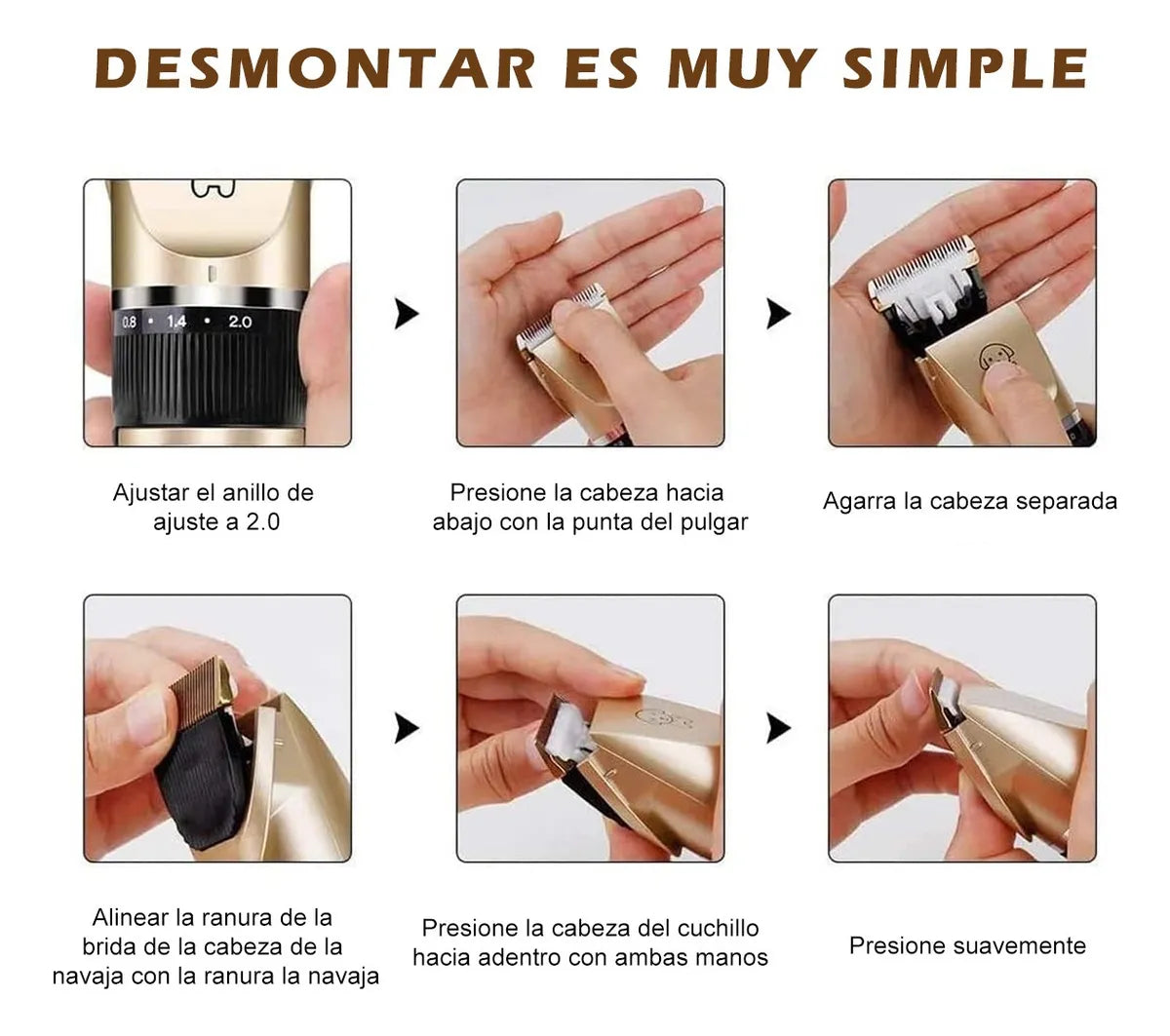 Cortapelos para Mascotas – Kit de Peluquería